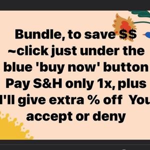 Add more than 1 item under the 'Bundle' button, Poshmark Charges S&H Only Once!